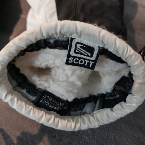 White Black Scott Snowboard Glove - Picture 5 of 5